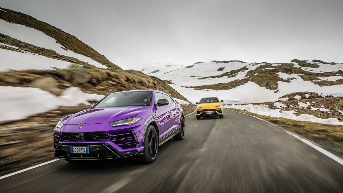 Lamborghini Urus Purple & Yellow