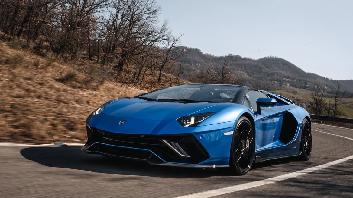 Aventador Ultimae for the first time on road