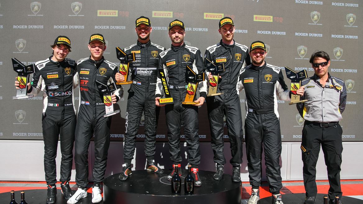 Lamborghini Super Trofeo Europe - Barcelona - race 2 podium