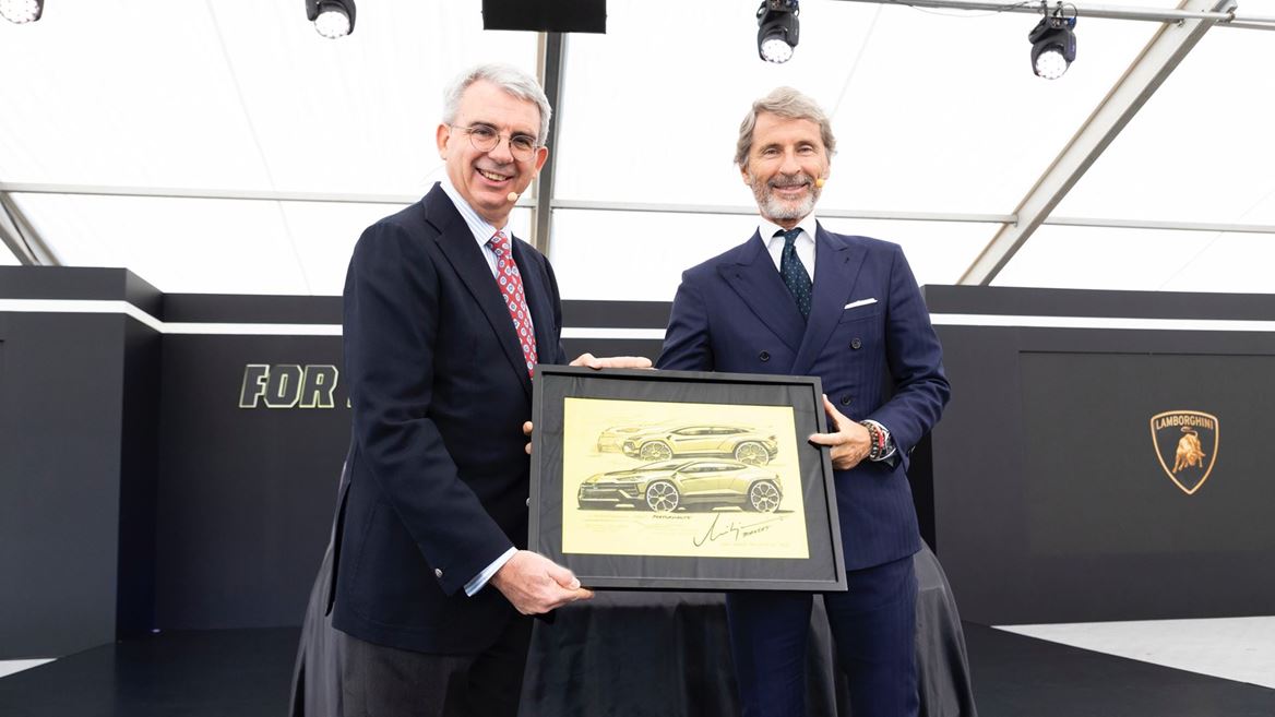 Lamborghini Day Japan Stephan Winkelmann and Italian Ambassador