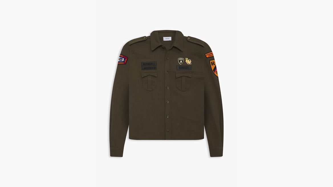 Rhude x Lamborghini Military Shirt - Front