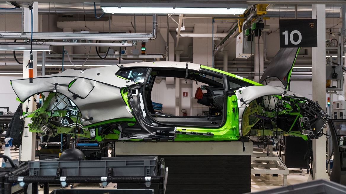 Automobili Lamborghini Huracan Assembly Line