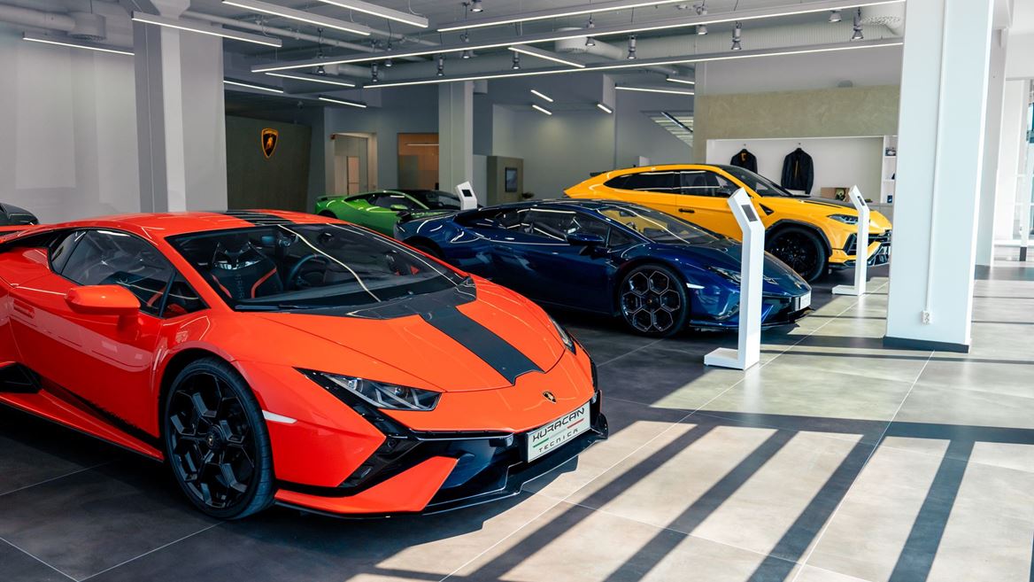 Lamborghini Oslo Grand Opening