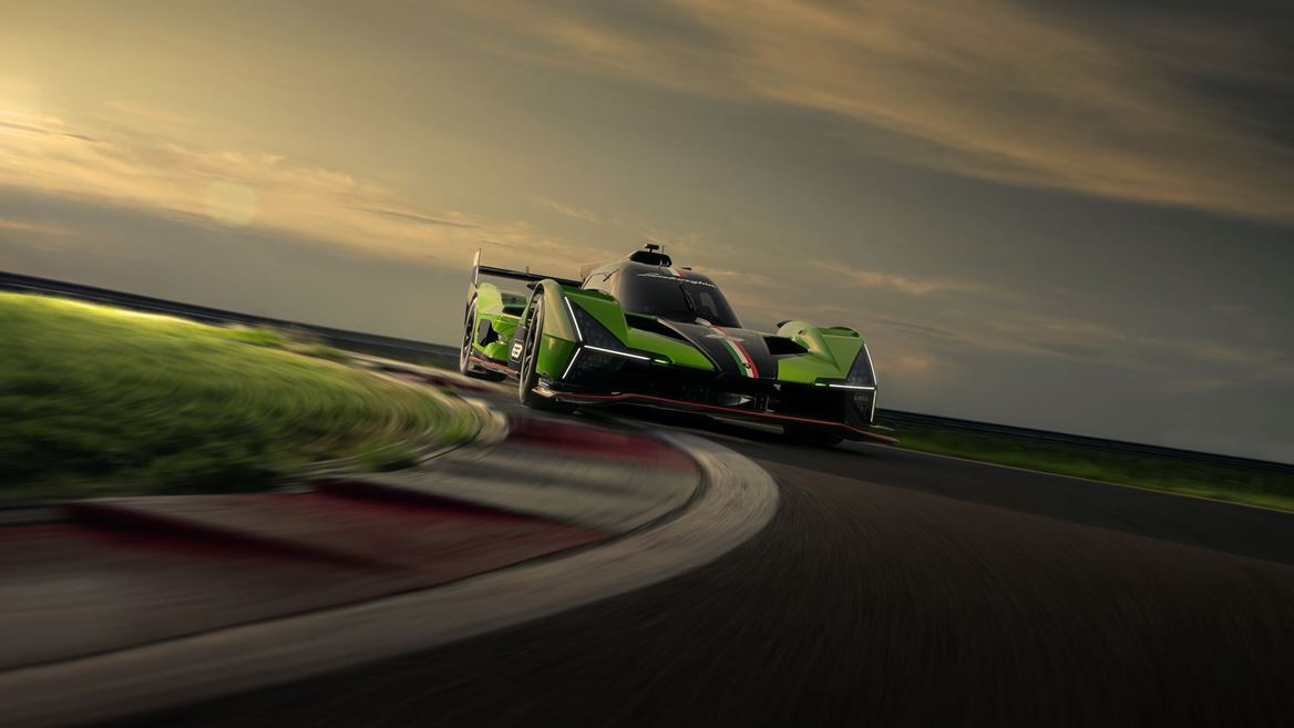 lamborghini lmdh track sunset 3