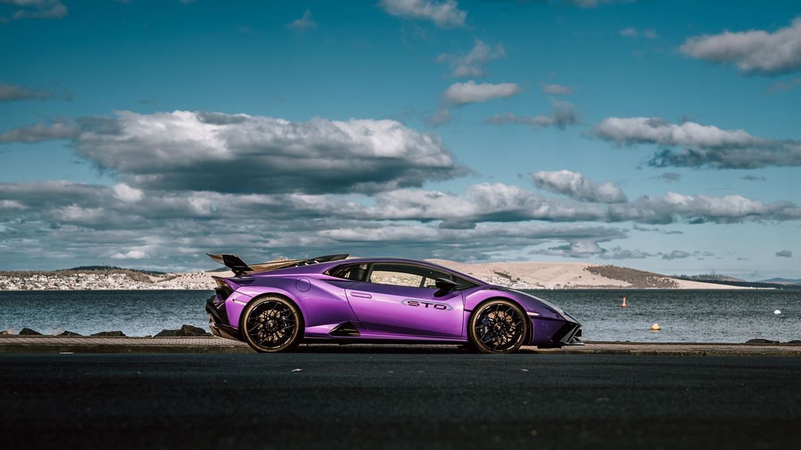 Lamborghini Esperienza Giro Oceania 2024 roars acrossstunning landscapes of Tasmania