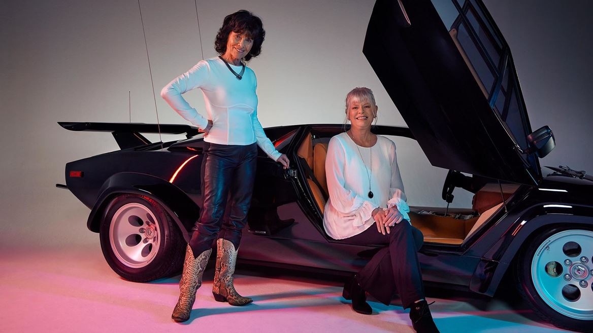 Countach Cannonball Run Adrienne Barbeau Tara Buckman