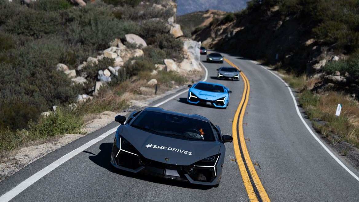 Automobili Lamborghini She Drives a Lambo