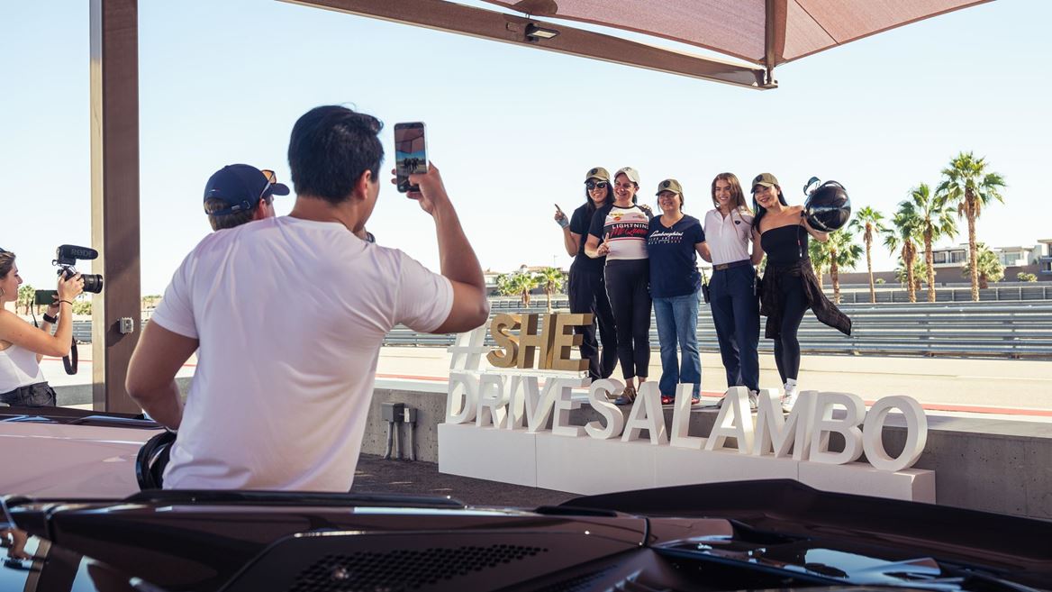 Automobili Lamborghini She Drives a Lambo