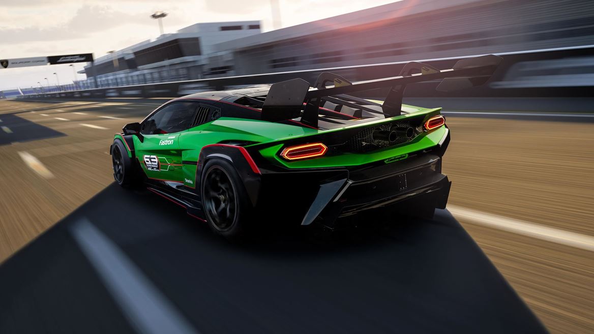 Lamborghini Temerario Super Trofeo Pista Rear