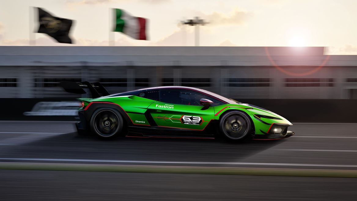 Lamborghini Temerario Super Trofeo Pista Side