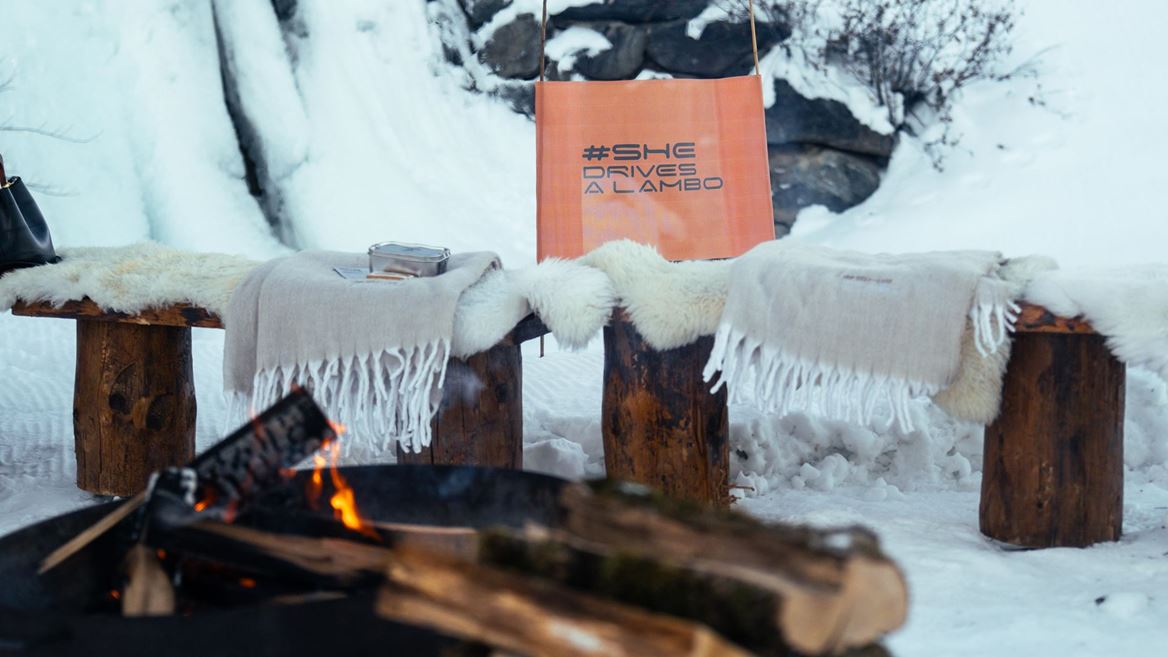 SHEdrivesaLambo Courchevel Edition