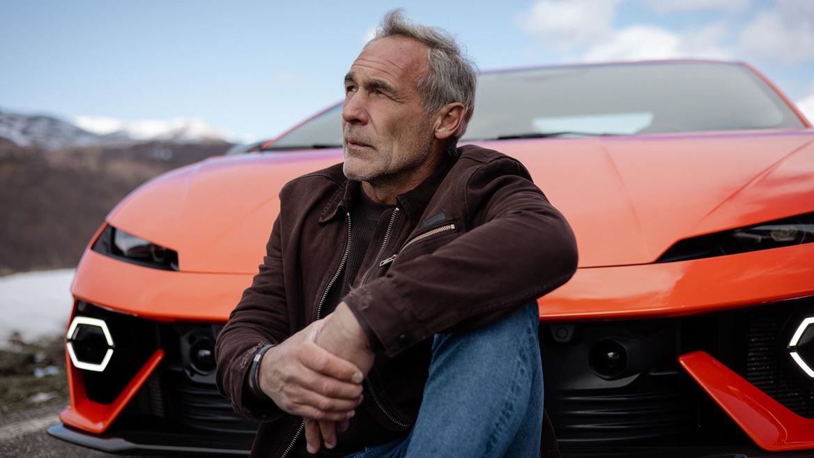 Lamborghini Temerario and Explorer Mike Horn