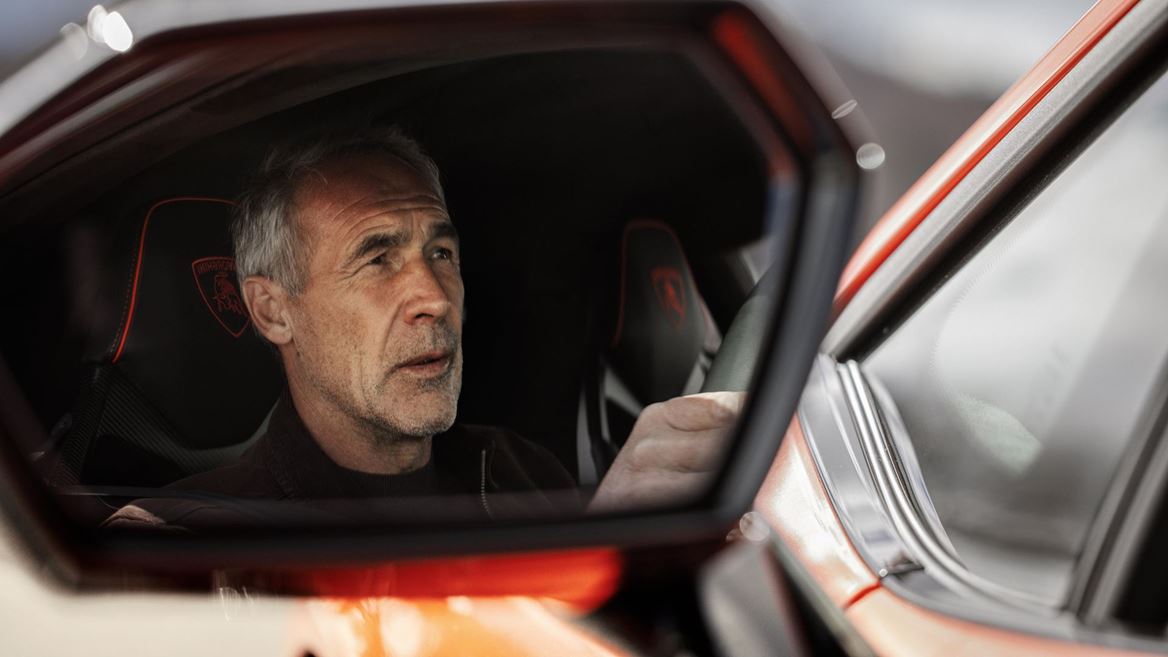 Lamborghini Temerario and Explorer Mike Horn