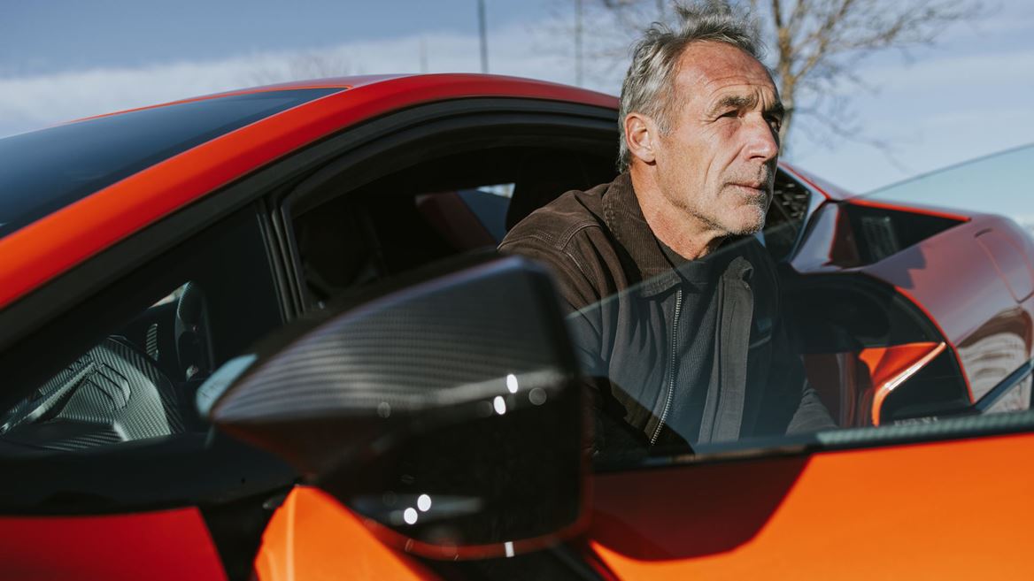 Lamborghini Temerario and Explorer Mike Horn