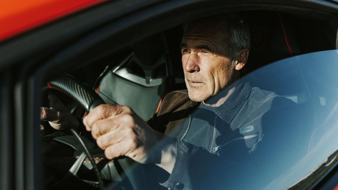 Lamborghini Temerario and Explorer Mike Horn