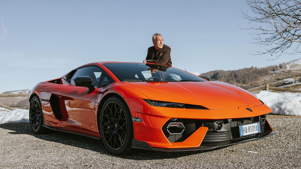 Lamborghini Temerario and Explorer Mike Horn