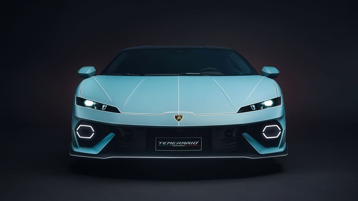 Lamborghini Temerario Ad Personam in Celeste Fedra and Bianco Phanes