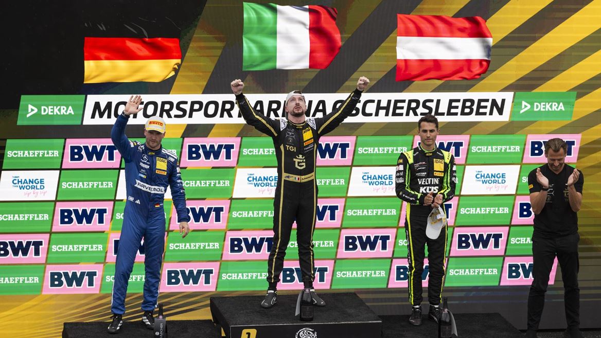 Lamborghini Temerario GT3 victory in second DTM race at Oschersleben