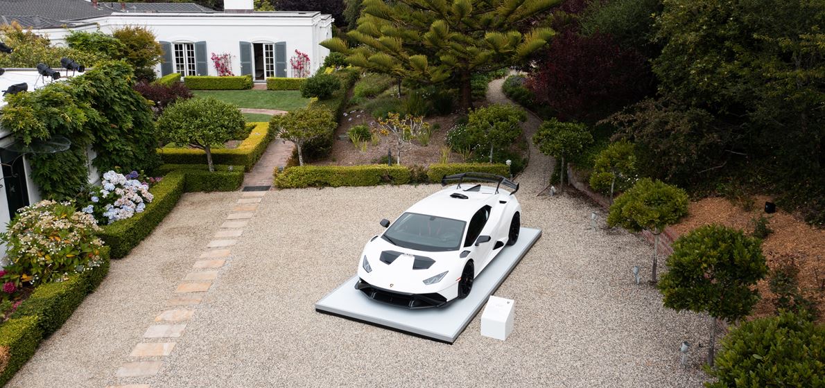 Lamborghini Opens Private Lounge During Monterey Car Week 2021 Showcasing the Brand’s Ethos and Desi