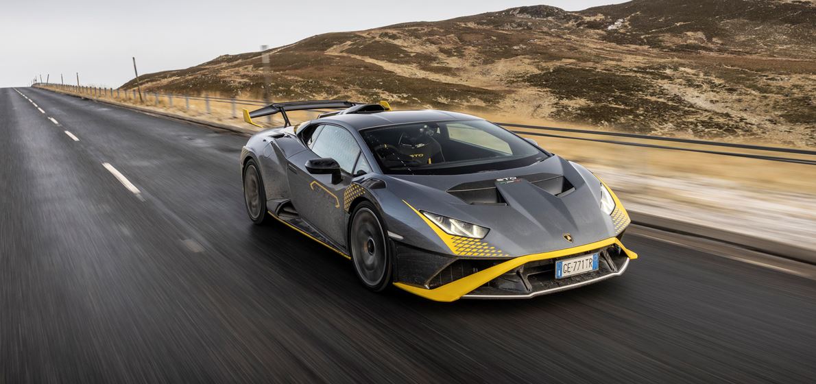 Automobili Lamborghini: Cars, stars and art in the Scottish Cairngorms
