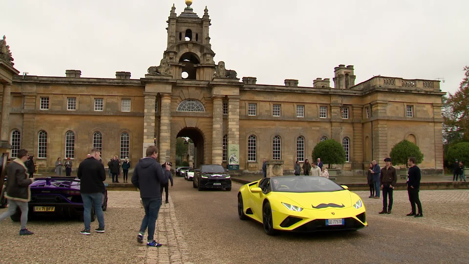 B roll - Lamborghini and Movember