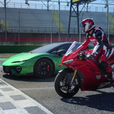 Lamborghini Temerario VS Ducati Panigale V4 - Drag Race