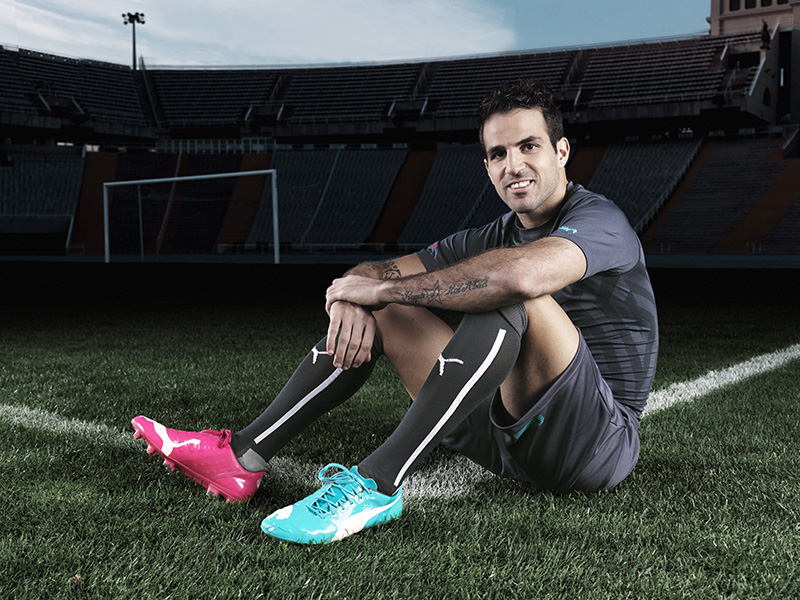 Cesc Fàbregas will wear PUMA evoPOWER Tricks in Brazil Cesc Fàbregas will wear PUMA evoPOWER Tricks in Brazil