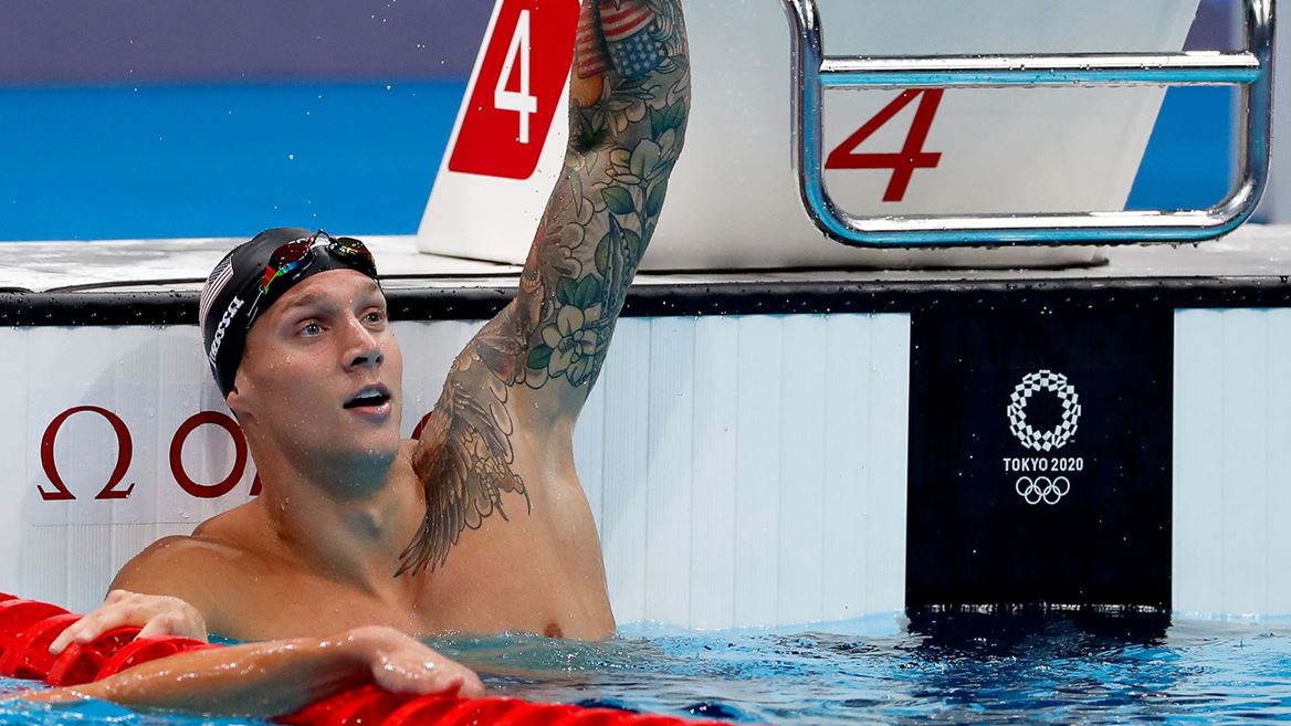 caeleb dressel training sets