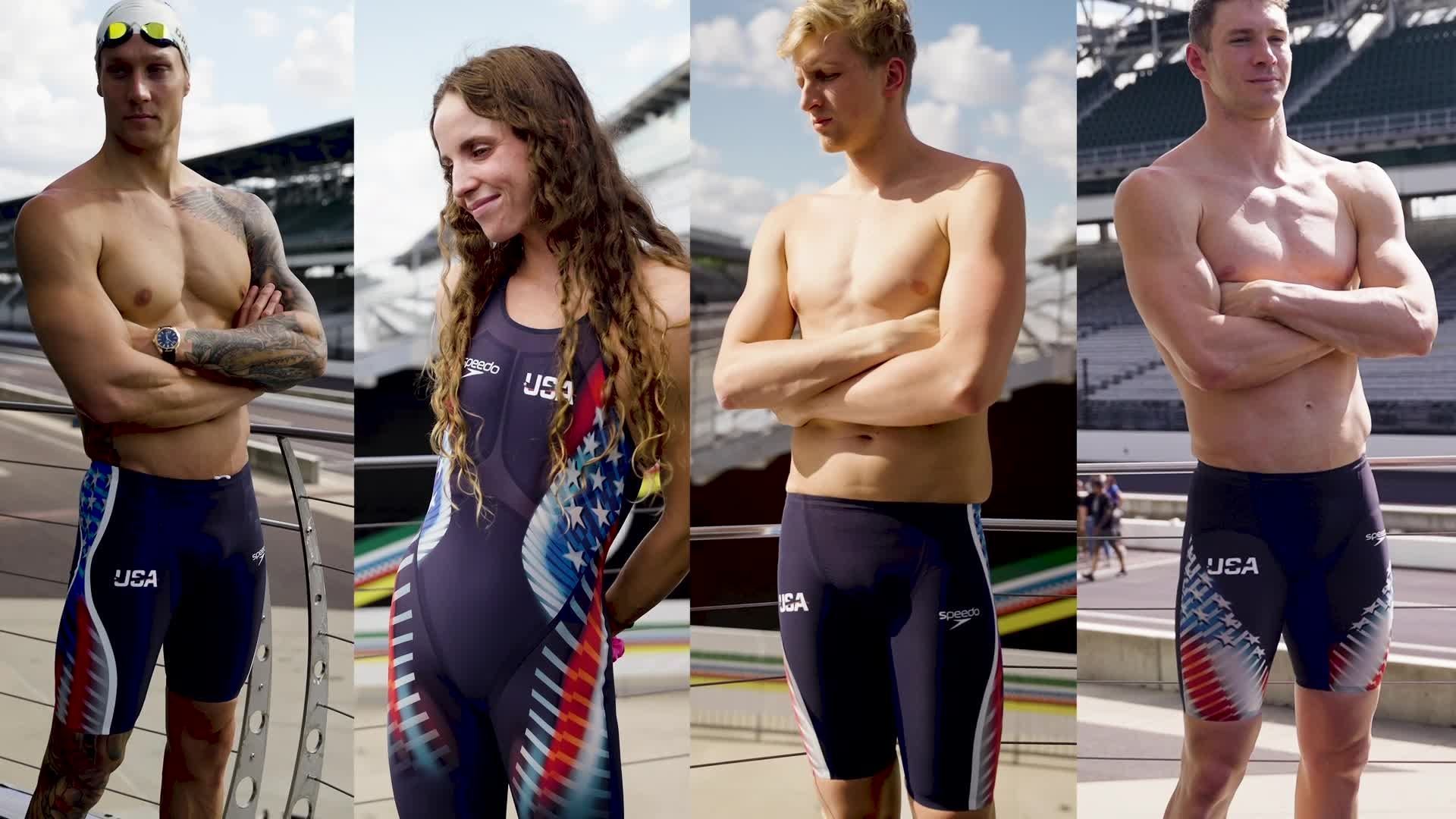 Speedo athletes triumph at 2024 U S Olympic team trials and celebrate the release of the Speedo U S Federation Suit